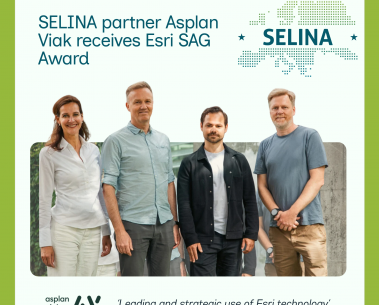 SELINA partner Asplan Viak receives Esri SAG Award
